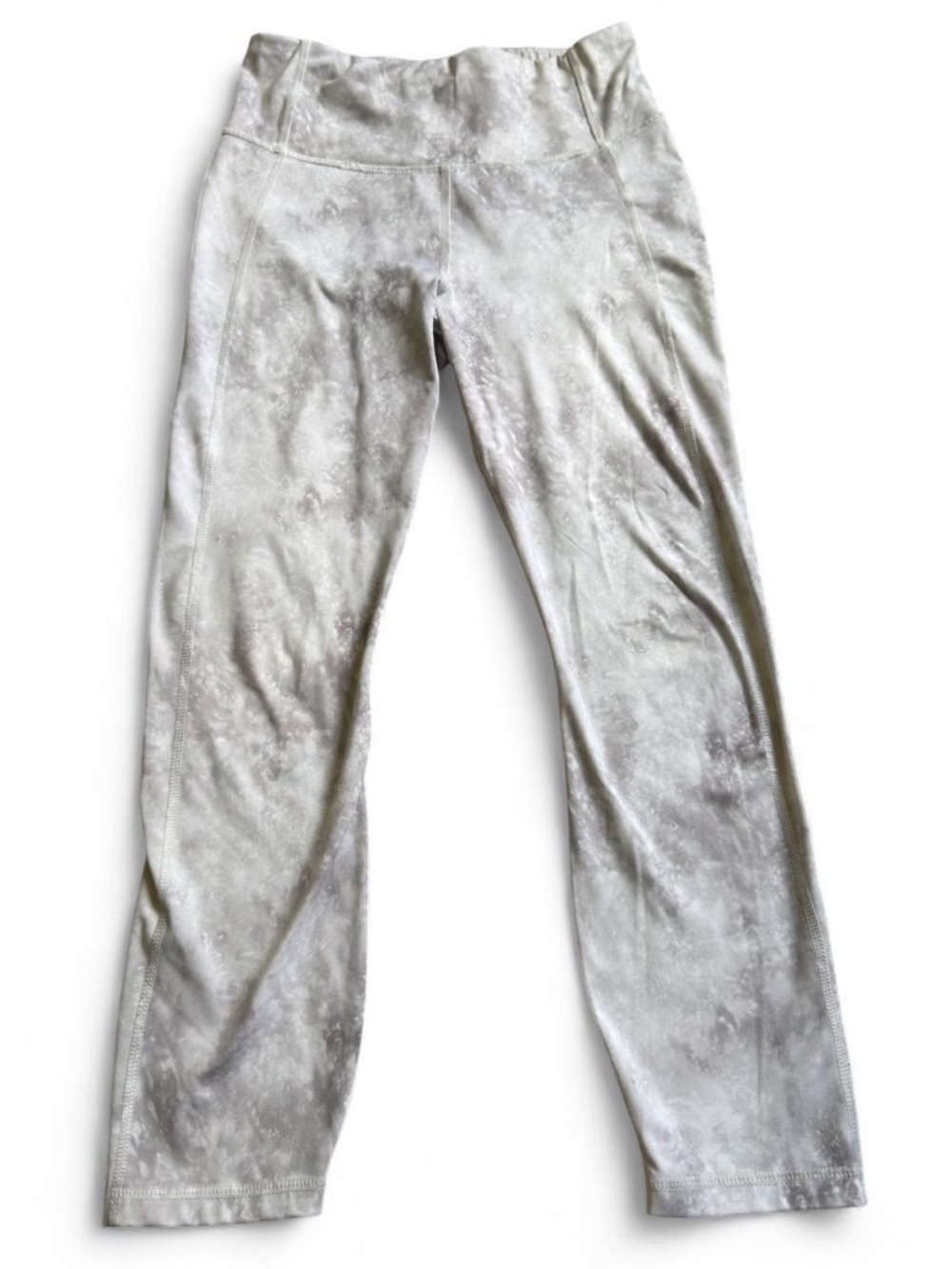 All in Motion 3/4 Length Leggings - Light Gray Marble - M